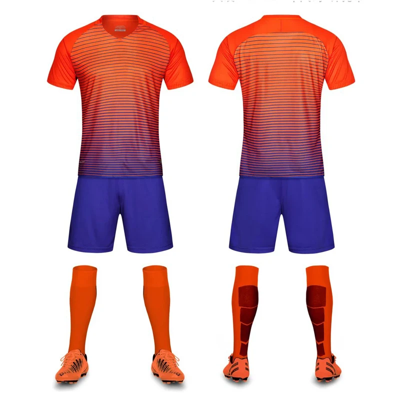 Compra azul uniforme de fútbol online al por mayor de