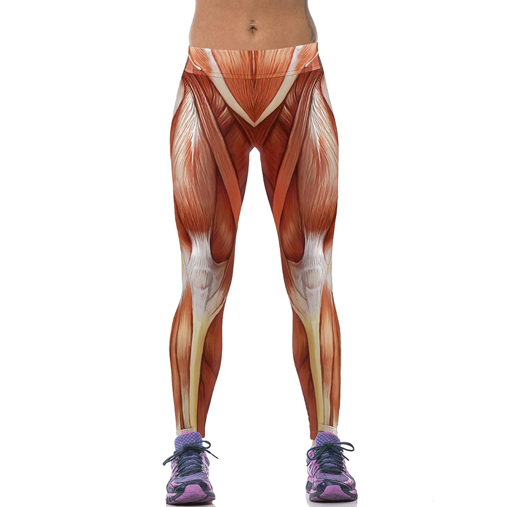 EAST-KNITTING-F1473-Fashion-Women-New-Sports-Leggings-3D-Sexy-Muscle-long-length-leggings-