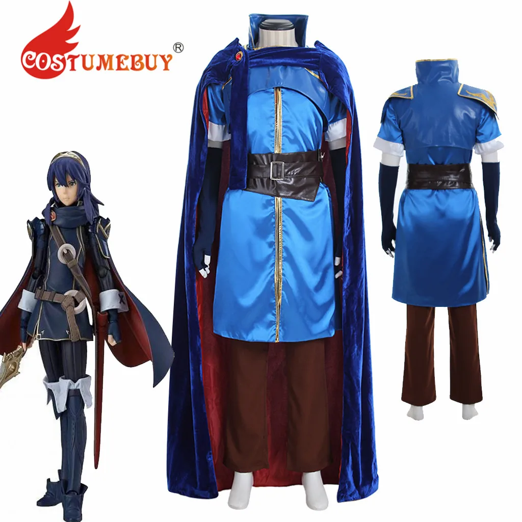 Costumebuy Game Fire Emblem: Mystery Of The Emblem Awakening Marth Cosplay Costume Adulto Halloween Carnival Fancy Suit L920