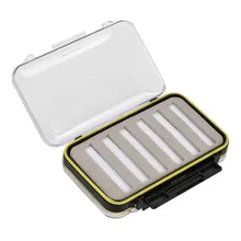 Пенопластовый водонепроницаемый контейнер для хранения приманки коробка для крючков ловля нахлыстом пластиковая двухсторонняя приманка рыболовная коробка