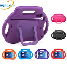 Популярный модный детский чехол для Apple Ipad Mini 1 2 3 Милая 3D мультяшная ручка Подставка для детей ударопрочный EVA пенное покрытие+ стилус+ пленка