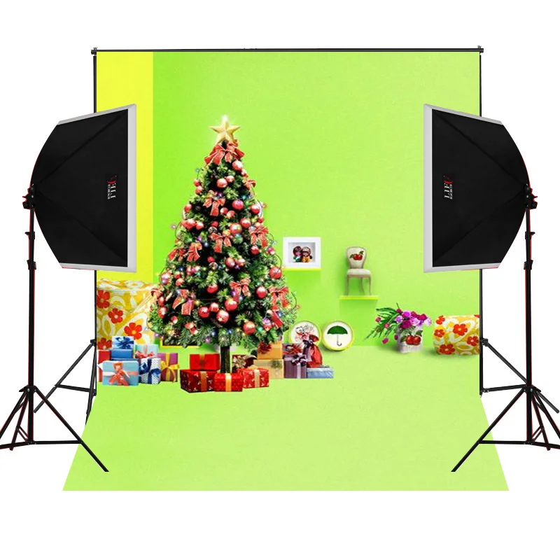 Елки фото живописные для детей камеры fotografica Studio винил фотографии фоном фон ткань