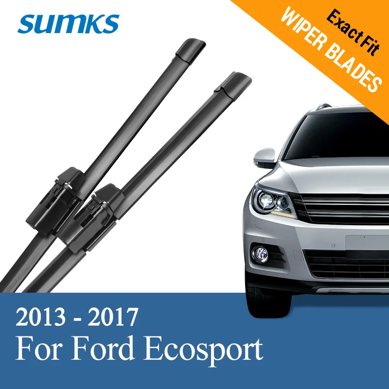 Sumks стеклоочистителей для Ford Ecosport 2" и 16" Fit Топ замок руки/кнопка оружия 2013