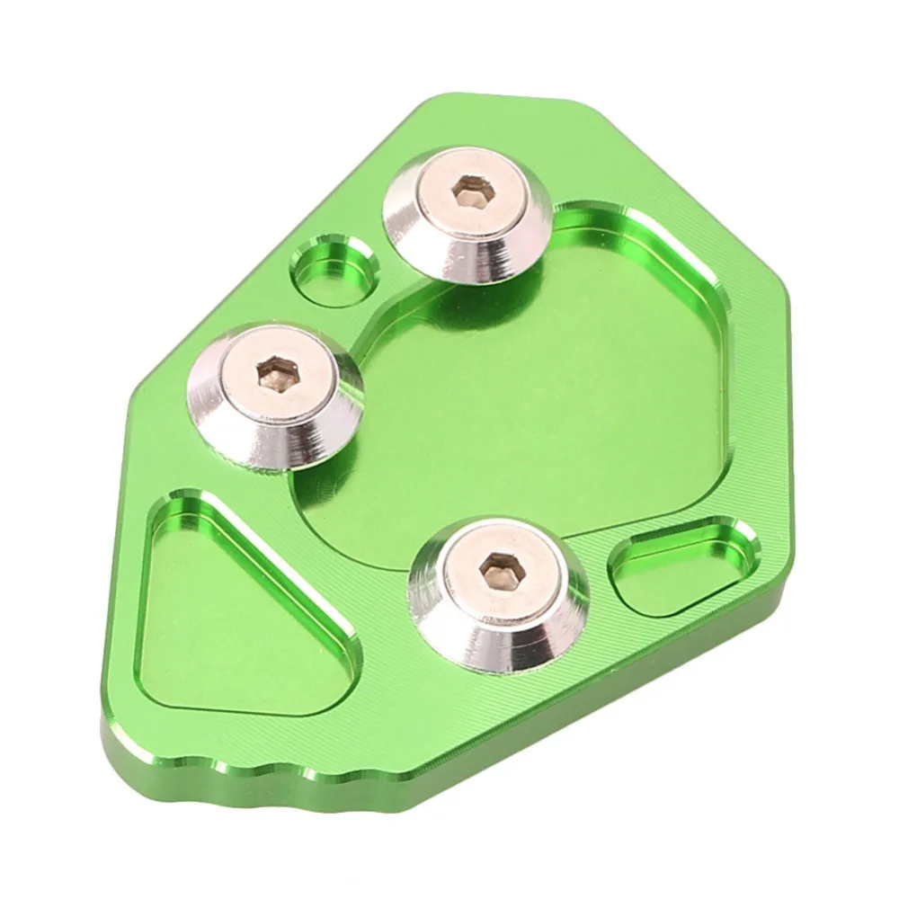 CNC Aluminum Alloy Motorcycle Bike Motorbike Kickstand Foot Side Stand Extension Pad Support Plate For BMW K1200S K1200R 2005-2008 & K1300S K1300R 2009-2014