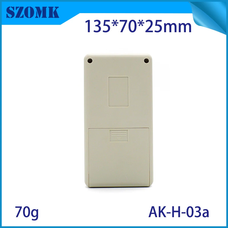 szomk handheld plastic enclosure for electronics plastic case 3 AA battery holder remote control box scanner plastic sensor shell plastic housing device box (36)