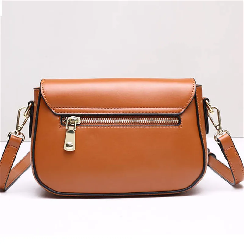 

GENUINE LEATHER WOMEN'S BAG 2019 NEW SHELL FASHIONABLE WITH A SINGLE SHOULDER SLANTING OVER A LADY'S TASSEL SADDLE HANDBAG