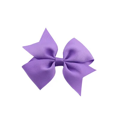 Hair Bow Boutique Solid Grosgrain Ribbon Hairgrips Hair Clips Headwear Barrette Bowknot For Women Girls Accessories (5)