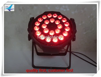 

10 pcs/lot 24x15w PAR 64 par led rgbwa stage dmx light 5in1 led par light 15-45 degree stage Lumiere China dj equipment