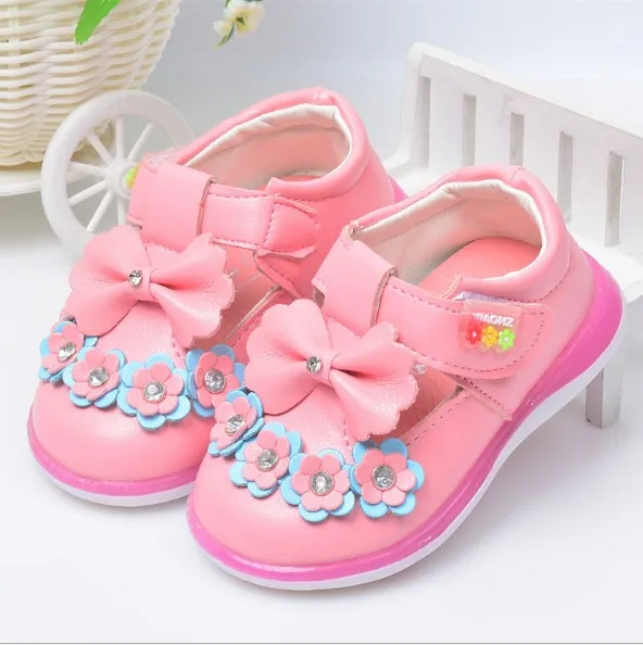 autumn spring brand baby girls first walker leather shoes princess