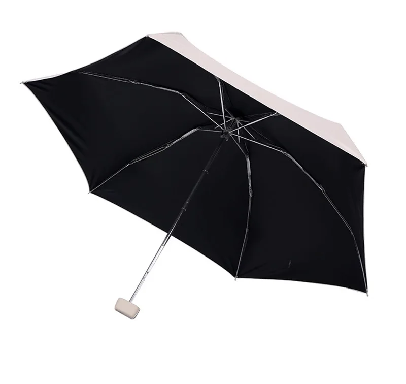 Мультяшные мини карманные зонтики маленькие дети ребенок 5 складной зонтик дождь Ветрозащитный Анти-УФ зонтик для женщин детский зонтик