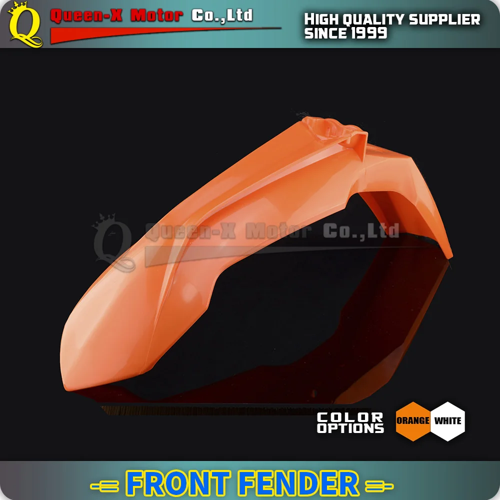 

Queen-X MX Orange Plastic Front Fender For KTM 2013-15 SX SXF EXC EXCF XCW SIX 2014-16 Dirt Bike Motocross Enduro Free Shipping