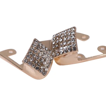 

1Pair Head Metal Cover Repair Parts Shoes Toe High Heels Shoe Broken Toe Protection Metal Material Shoes Clips For Decorations