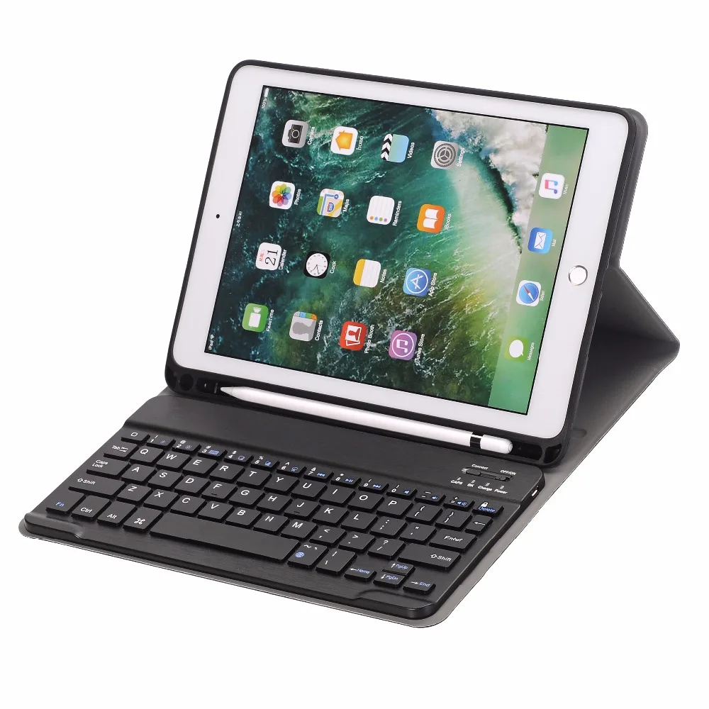 Наклейки на клавиатуру для iPad Pro 9,7 A1893 A1954 A1822 A1823 Air 1 2 Bluetooth клавиатура карандашница& смарт-чехол