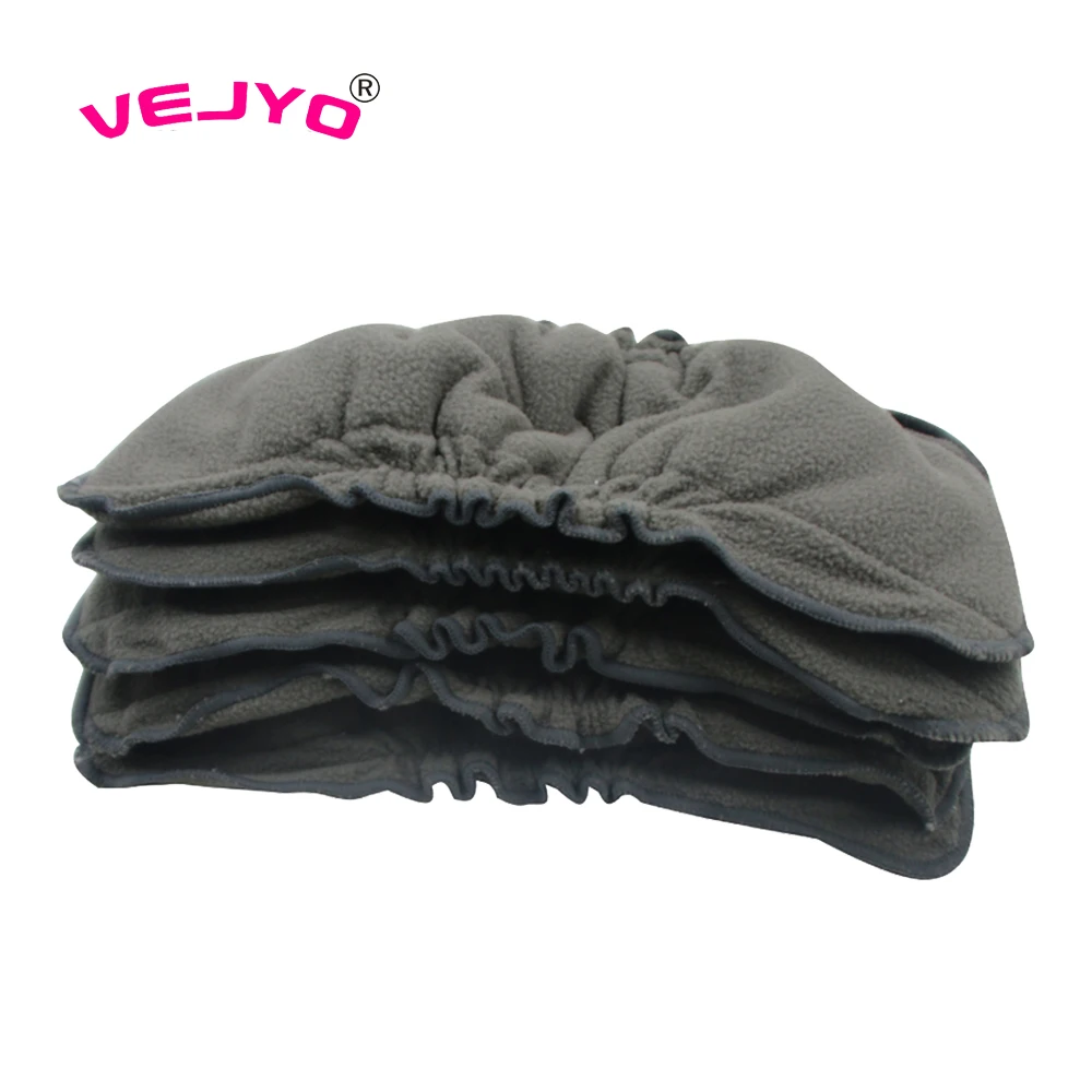 VEJYO 5Pcs Bamboo Charcoal Washable Cloth Diaper Inserts ...