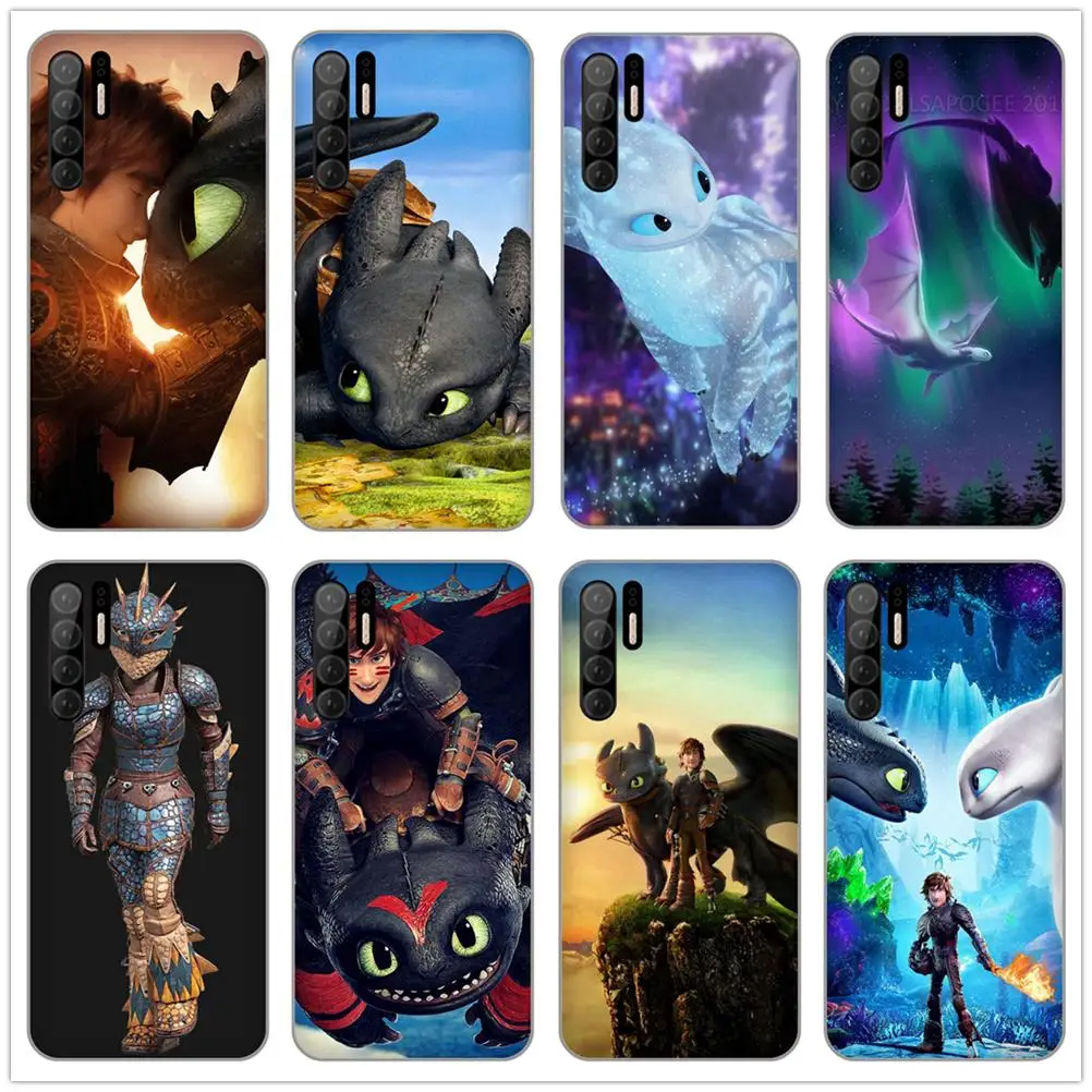 

oothless How To Train Your Dragon Cute Soft TPU Silicone Case Cover for Huawei P10 Plus P20 P30 Pro P7 P8 Lite 2015 Honor 9 V10