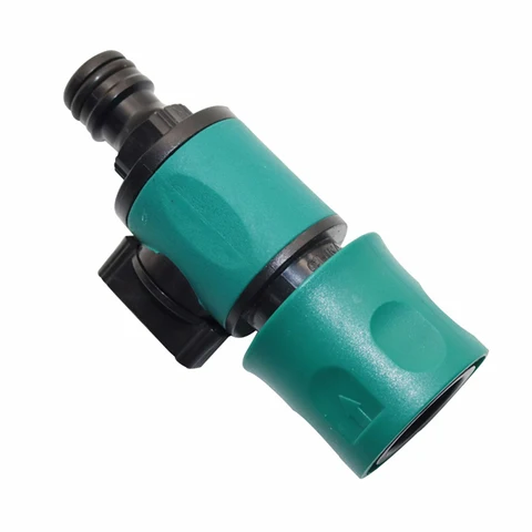Valve with Quick Connector for Car Wash Garden Watering Agriculture Irrigation Pipe Fittings Control Water Flow 10 Pcs