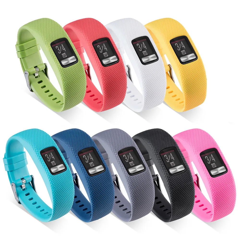Sprots ремешок для Garmin Vivofit4 бездыхательный мягкий силиконовый сменный Браслет