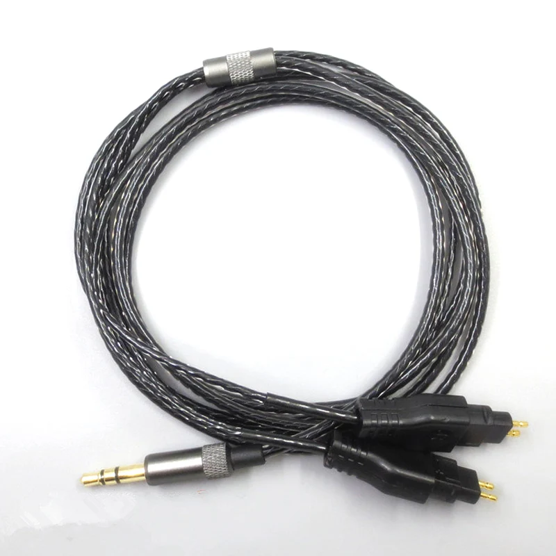 Headphone Replacement Cable for Sennheiser HD414 HD650 HD600 HD580 HD25 Earphone Headset Stereo Bass Upgrade Audio Cables