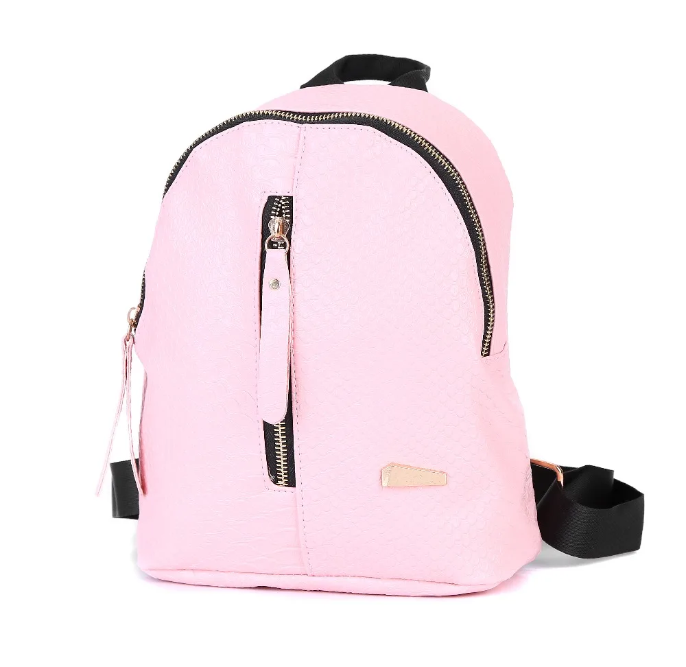 New Women Small Backpack High Quality Pu Leather Backpacks For Teenage