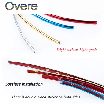 

Overe NEW Car Decoration Strip Trim Stickers Styling For Renault Megane 3 Duster Captur Chevrolet Cruze Aveo Captiva Lacetti