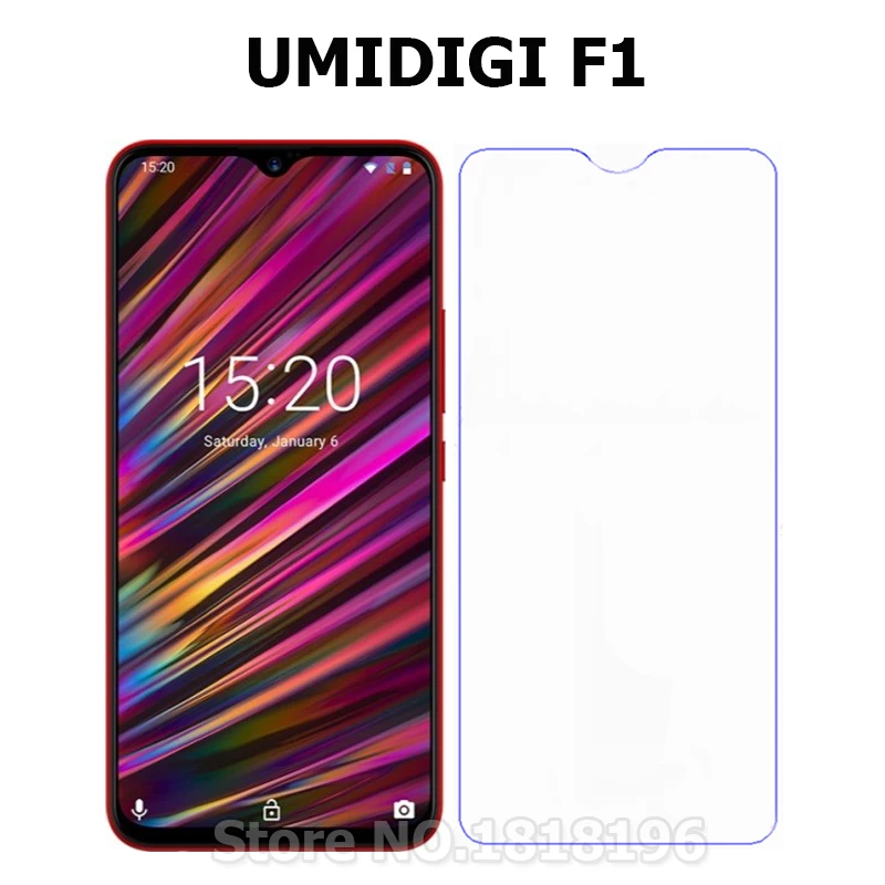 

for UMIDIGI F1 Tempered Glass Ultra-thin Front LCD Film Smartphone Screen cover for UMI Umidigi F1 6.3" Glass Screen Protector