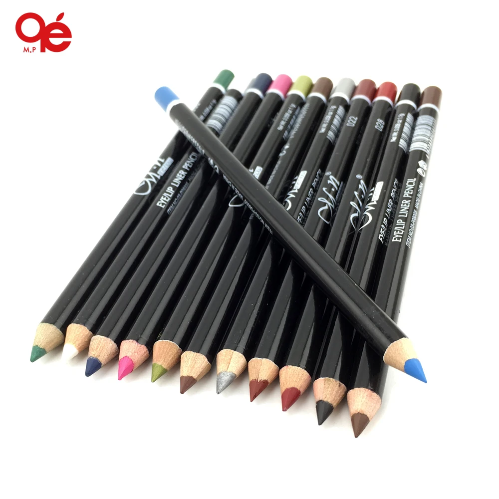 

12 colors eye make up eyeliner pencil waterproof eyebrow beauty pen eye liner lip sticks cosmetics eyes makeup