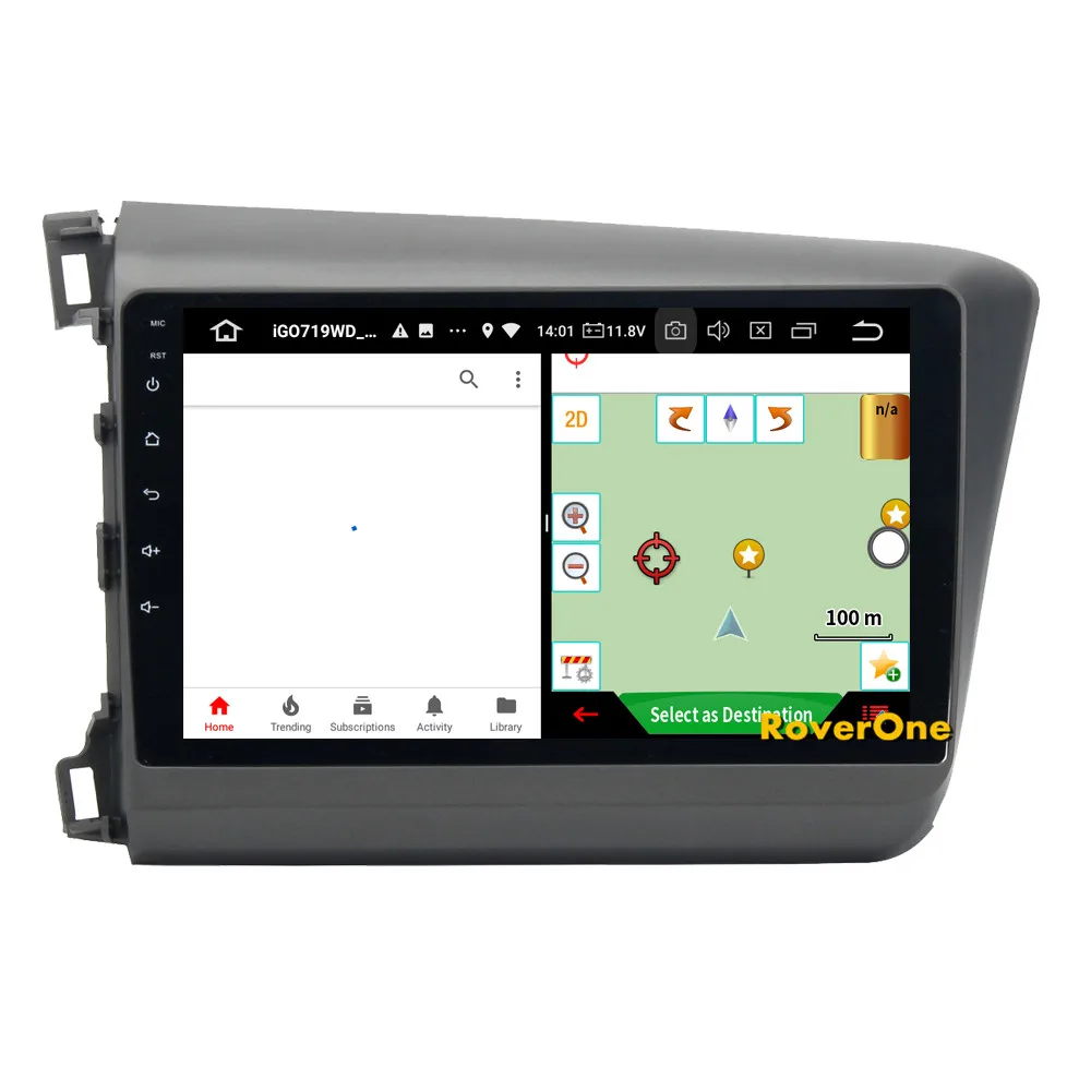 Perfect RoverOne For Honda For Civic 2012-2014 Android 9.0 Autoradio Car Multimedia Player Radio GPS Navigation Head Unit NO DVD 11 Perfect RoverOne For Honda For Civic 2012-2014 Android 9.0 Autoradio Car Multimedia Player Radio GPS Navigation Head Unit NO DVD 11