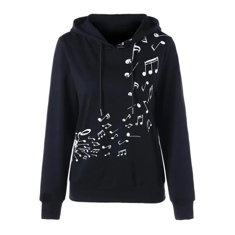 Musical Note Print Sweatshirt (3)