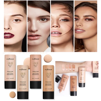 

4 Colors Full Coverage Whitening Moisturizing Changing Soft Matte Liquid Foundation Concealer Brighten Skin Makeup Matte TSLM1