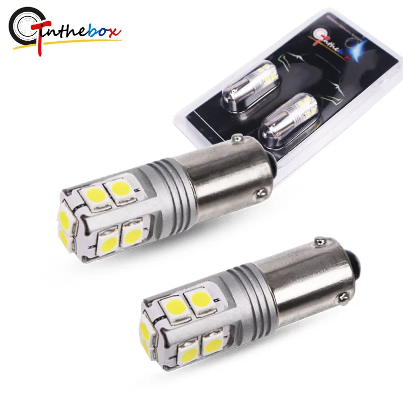 

Gtinthebox Car BAY9S LED Canbus Xenon White 10-SMD 3030 chips H21W Bulb For 16-up BMW F30 3 Series Backup Reverse Light 12V 24V