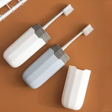 Чехол для зубных щеток, органайзер для ванной комнаты, держатель для зубных щеток, контейнер для путешествий, кемпинга, школы, открытый, портативный антибактериальный