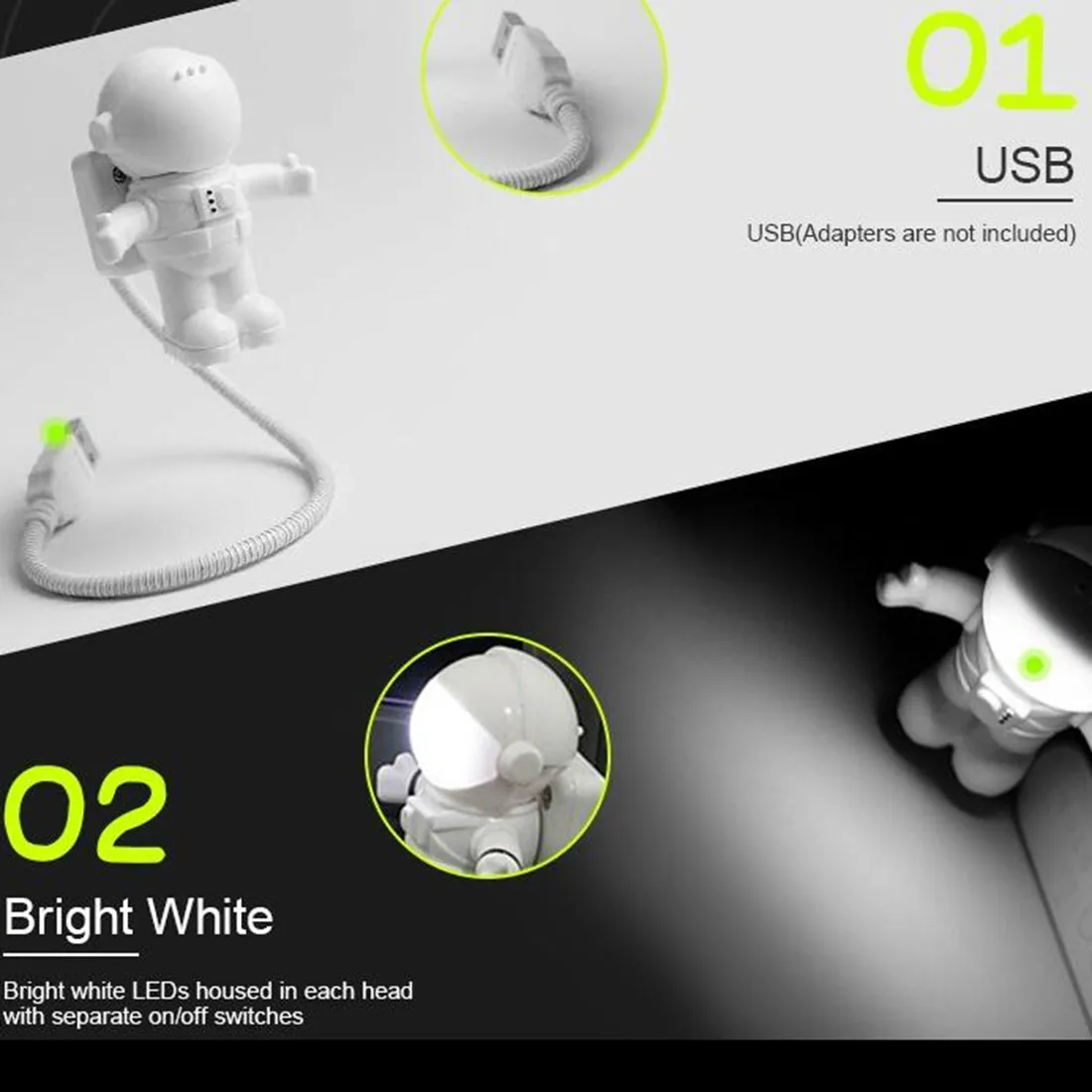 Новый стиль Новая красивая футболка с изображением космонавта в виде USB