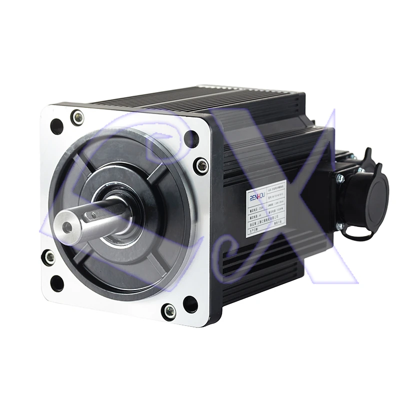 

10KW CNC AC Servo Motor and Driver Kit 180ST-M48020 48Nm 2000rpm 180*180mm 380VAC + AASD-70A 380V Driver with 3M cable