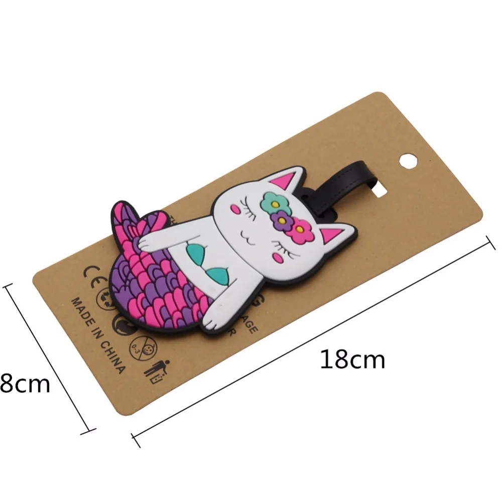 DEZEMIN Luggage Tag Cute Suitcase Identifier ID Address  (3) -5
