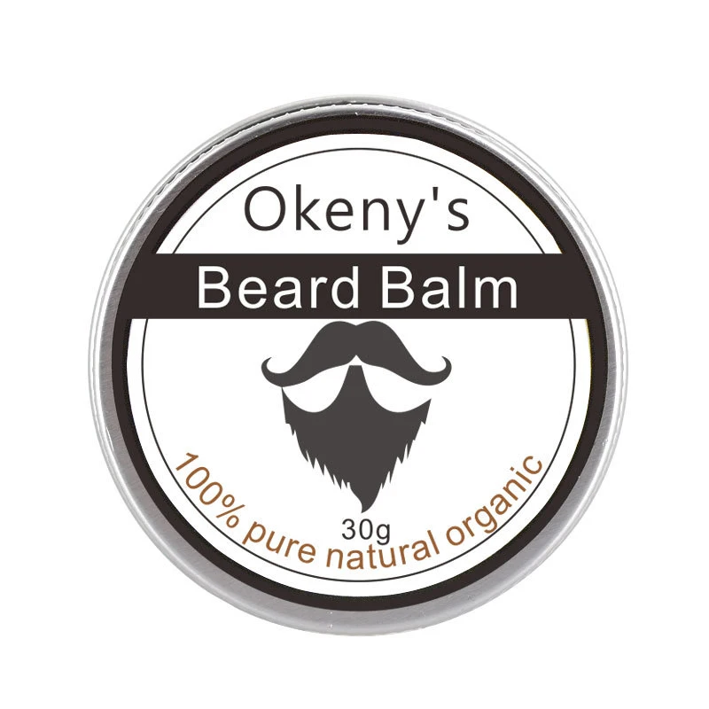 Okeny's воск для бороды мужчин натуральный органический бальзам увлажняющий