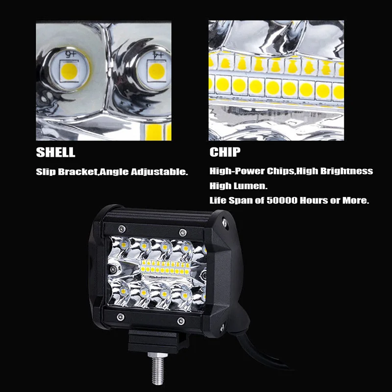 4inch Fog Light 60W LED Work Light Bar 4x4 Car Accessories Offroad Motorcycle 12V Car Fog Lamp 6000K White 4WD Truck Bulb WOXMA 4inch Fog Light 60W LED Work Light Bar 4x4 Car Accessories Offroad Motorcycle 12V Car Fog Lamp 6000K White 4WD Truck Bulb WOXMA
