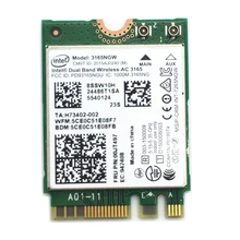 Для lenovo Intel Dual band Беспроводной постоянного/переменного 3165 3165NGW 802.11AC Bluetooth 4,0 433 Мбит/с NGFF M.2 Беспроводной карты