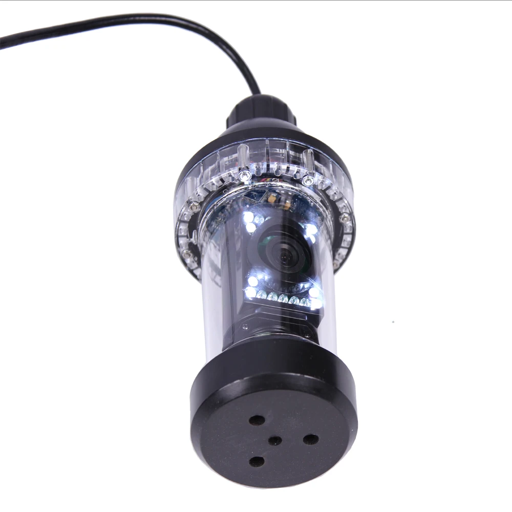  20Meters Depth Wide Angle Rotative Underwater CCD Camera with 18pcs of White & IR LED for Fish Find - 32574190670