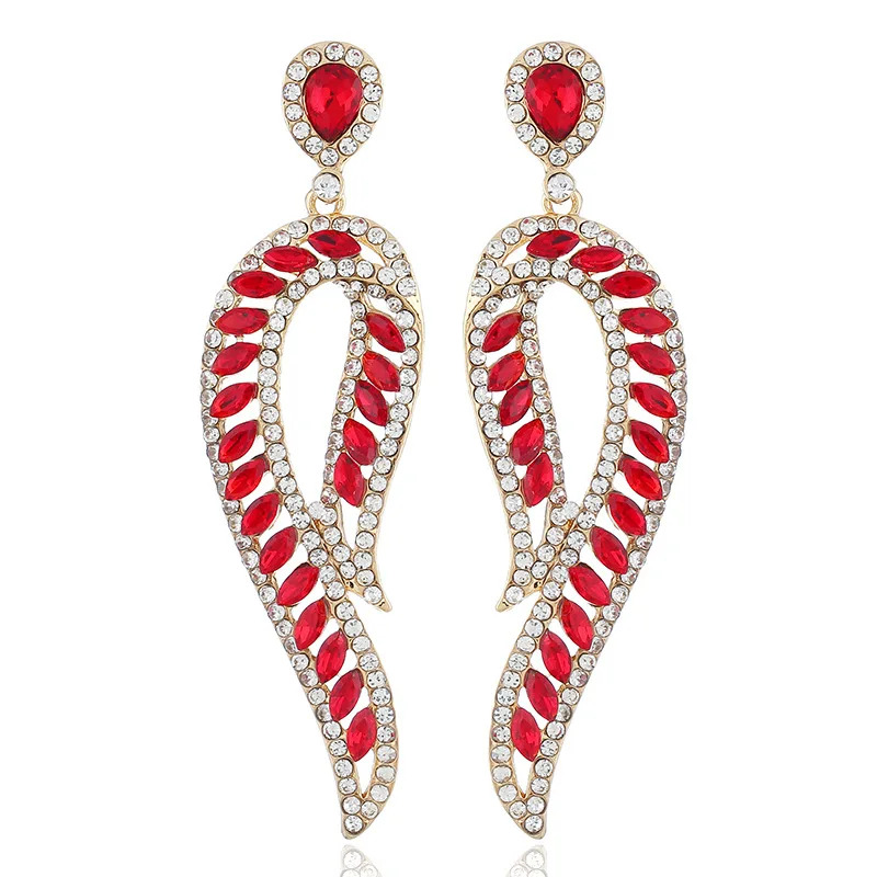 

LISM Simple Grace Triangular Shape Ear Post Cubic Zircon Long Drop Earrings Vintage Cute Jewelry For Women Party Wholesale Gift