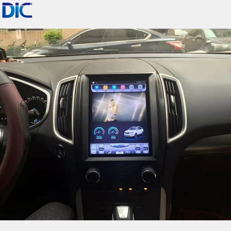DLC Android 7.1 system vertical GPS navigation audio bluetooth car 12.1 inch RAM2G multimedia player For Ford Edge 2009-2018 