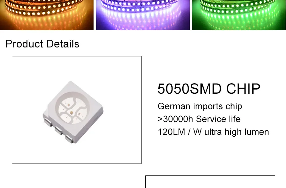 Led strip lamp RGB 50505