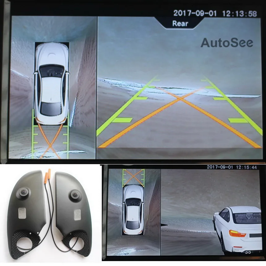 Для Mazda CX5, ATENZA surround view 360 градусов Bird eye 4 way камера панорамный видеорегистратор парковки система 1080P