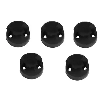 

5pcs Black Acoustic Round Rubber Violin Mute Fiddle Silencer For Violin Sourdine Tools High Quality Violin Parts & Accessories