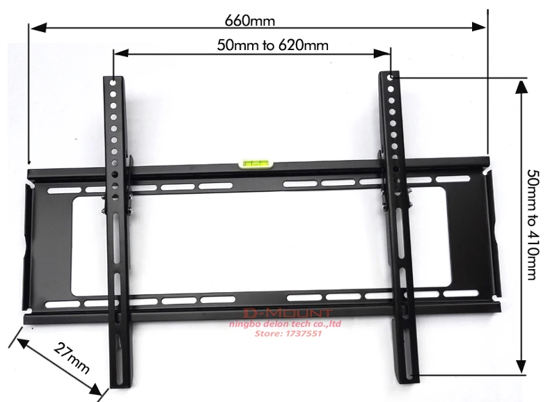 D-MOUNT PTB-6064HT 50 кг 3" 37" 46 дюймов 50 дюймов 63 дюймов 65 дюймов Наклонный ЖК-телевизор настенный поворотный кронштейн для led ТВ полка