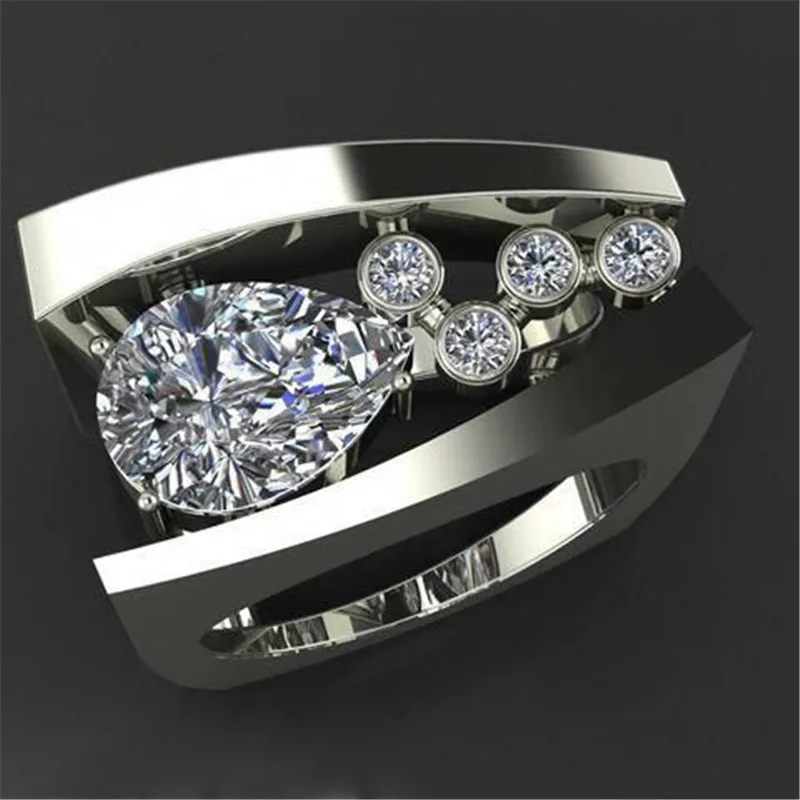 Винтажное женское кольцо для корта, 925 пробы, серебро, AAA, cz, полые, вечерние, обручальное кольцо, кольца для женщин, свадебные ювелирные изделия на палец