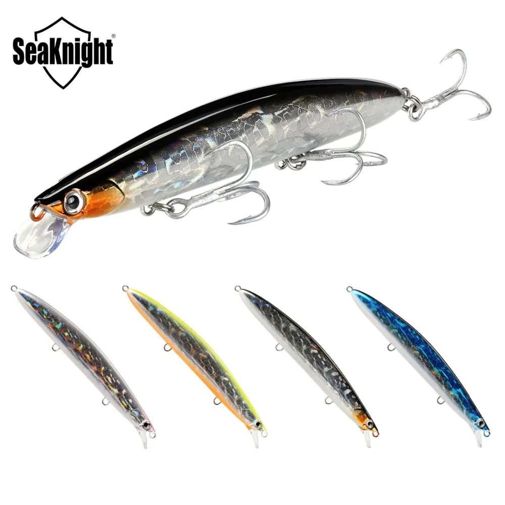 

SeaKnight SK008 Hard Bait Minnow 125mm 20g 0.3-0.9M 4Pcs Fishing Lures Set Floating Lure 3D Eyes Artificial Baits Fishing Tackle