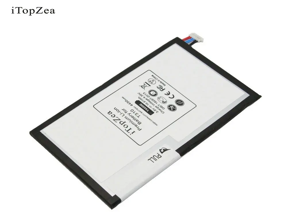 ITopZea 1x4450 мАч сменный аккумулятор T4450E для Samsung Galaxy Tab 3 8 0 T310 T311 T315 SM E0288 E0396