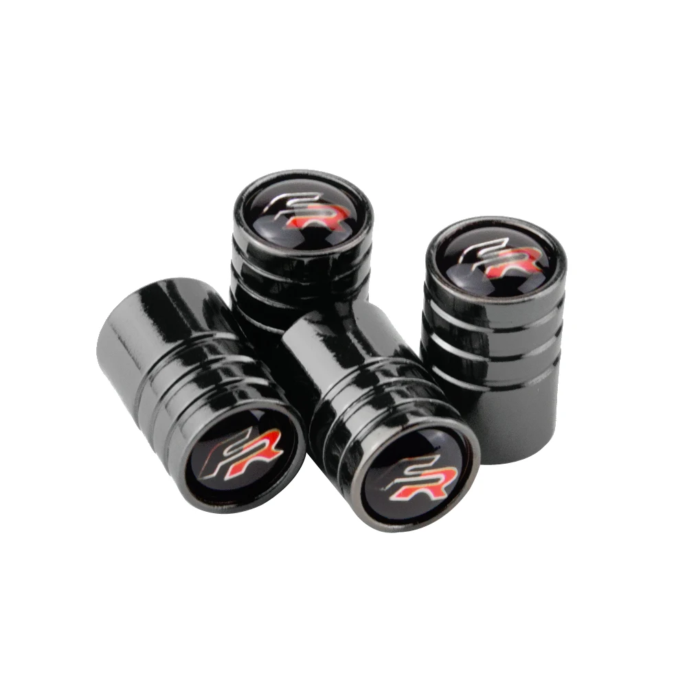 

Tyre Wheel Stem Air Valve Cap Stainless Metal For Seat Leon FR Ibiza Altea Arona Alhambra Cordoba Car Tire Valve Caps Accessory