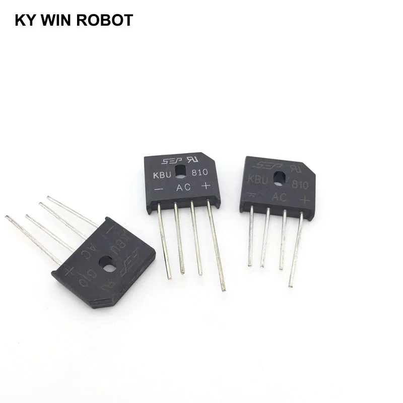 5 шт. диодный мост KBU810 8A 1000 в DIP 4|Выпрямители| |
