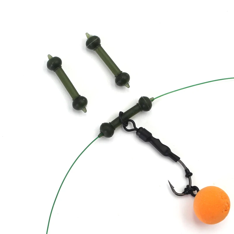 

4PCS Carp Fishing Heli Chod Rubber Buffer Beads for Carp Chod Helicopter Rig System Monofilament or Fluoro Carbon Accessories